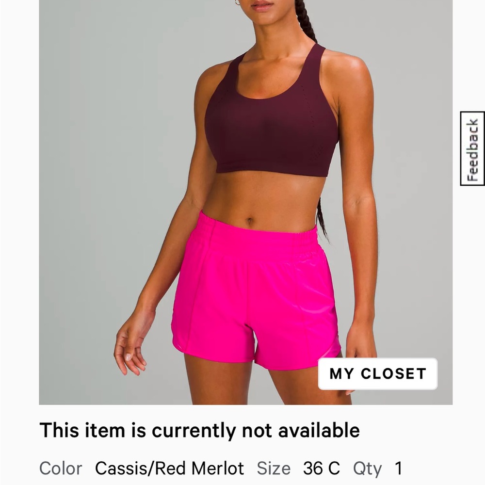 Lululemon Air Support Bra